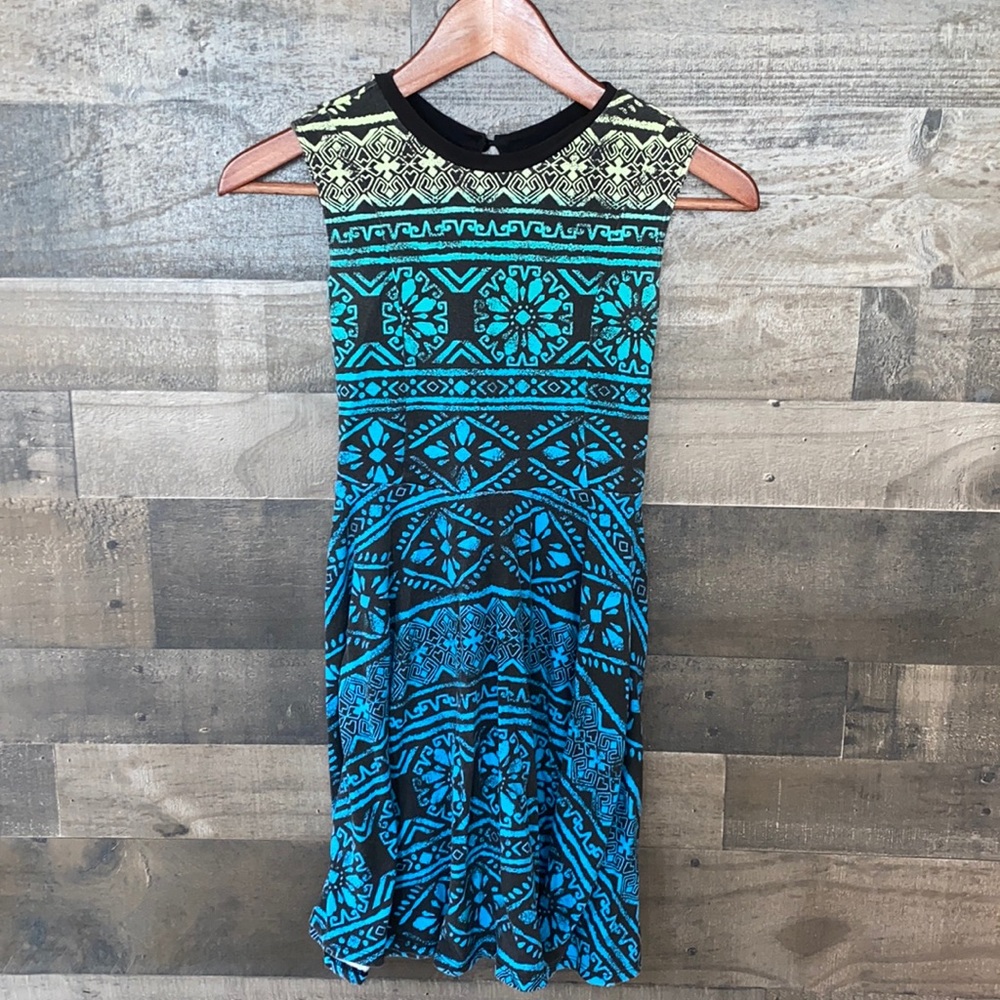 Fun Multicolored Sleeveless Justice Dress